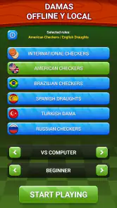 Damas: Online y Offline screenshot