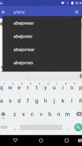 Diccionario español screenshot