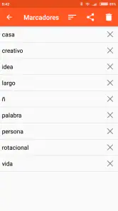 Diccionario español screenshot