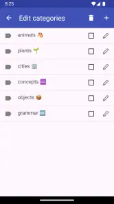 Diccionario español screenshot