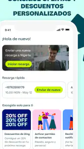 Ding: Recarga Internacional screenshot