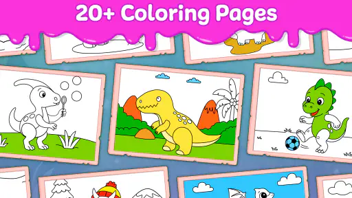 Dino Coloring Game 3