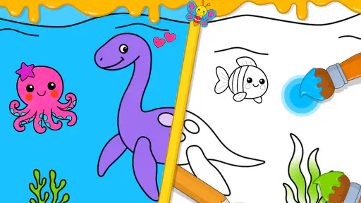 Dino Coloring Game 5