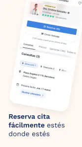 Doctoralia: pide citas médicas screenshot