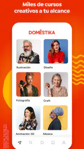 Domestika - Cursos Online screenshot