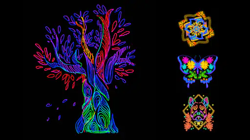 Doodle Master - Glow Art 8