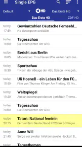 dream EPG Premium screenshot