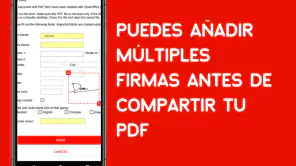Editar PDF, escribir y firmar screenshot