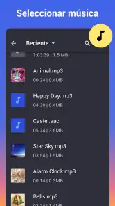 Editor de Audios: cortar audio screenshot