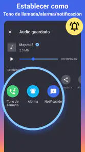 Editor de Audios: cortar audio screenshot