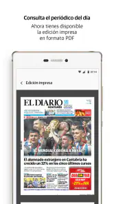 El Diario Montañés screenshot