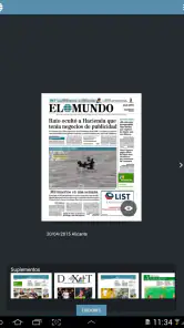 El Mundo Edición Impresa screenshot