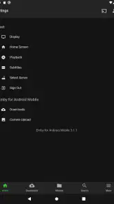 Emby for Android screenshot