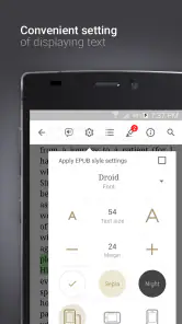 eReader Prestigio: Lector screenshot