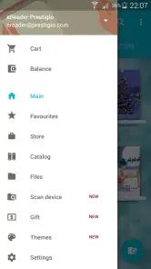 eReader Prestigio: Lector screenshot