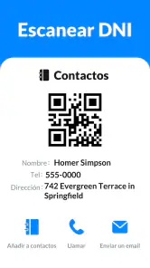 Escaner de códigos QR y barras screenshot