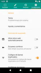 Escáner QR y de barras 8