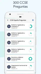 Exame de Nacionalidad Española screenshot