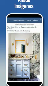 Factura y presupuesto app screenshot