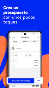 Facturas, Presupuesto - BILLDU screenshot