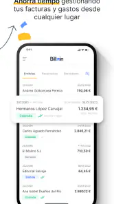 Presupuestos y facturas Billin screenshot