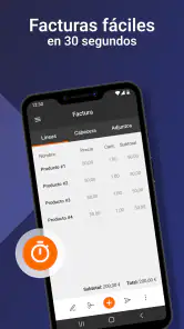 Facturas y presupuestos | STEL screenshot