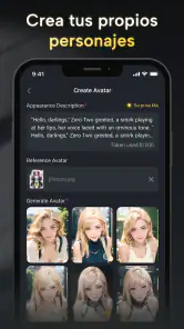 Fantasia: Chat IA Personajes screenshot