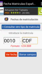 Fecha de Matriculación España 2