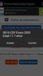 Fecha de Matriculación España 3