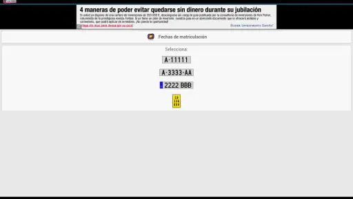 Fecha de Matriculación España 7