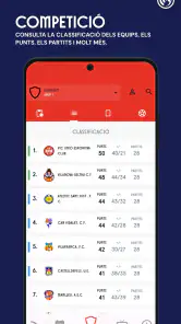 Federació Catalana de Futbol screenshot