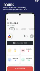 Federació Catalana de Futbol screenshot