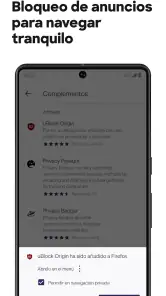 Firefox: navegador privado screenshot