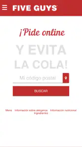 Five Guys screenshot