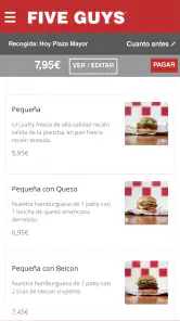 Five Guys screenshot