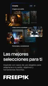 Freepik: Diseña y edita con IA screenshot
