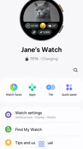 Galaxy Wearable (Samsung Gear) screenshot