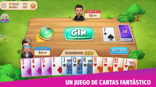 Gin Rummy Stars - Naipes 1