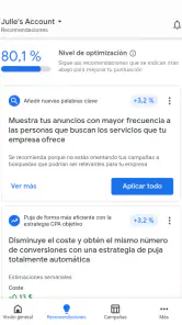 Google Ads screenshot