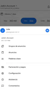 Google Ads screenshot
