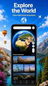 GPS Camera & Live Earth Map screenshot