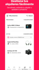 Grover – alquila tecnología screenshot