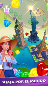 Gummy Drop! Combina 3 y viaja screenshot