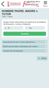 GVA Web Família 2.0 screenshot