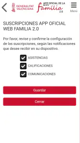 GVA Web Família 2.0 screenshot
