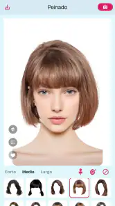 Hairstyle Try On-corte de pelo screenshot