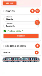 Horarios Tren, Metro y Tranvía screenshot