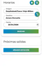 Horarios Tren, Metro y Tranvía 5