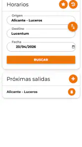 Horarios Tren, Metro y Tranvía screenshot