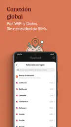 Hushed  2do número de teléfono 3